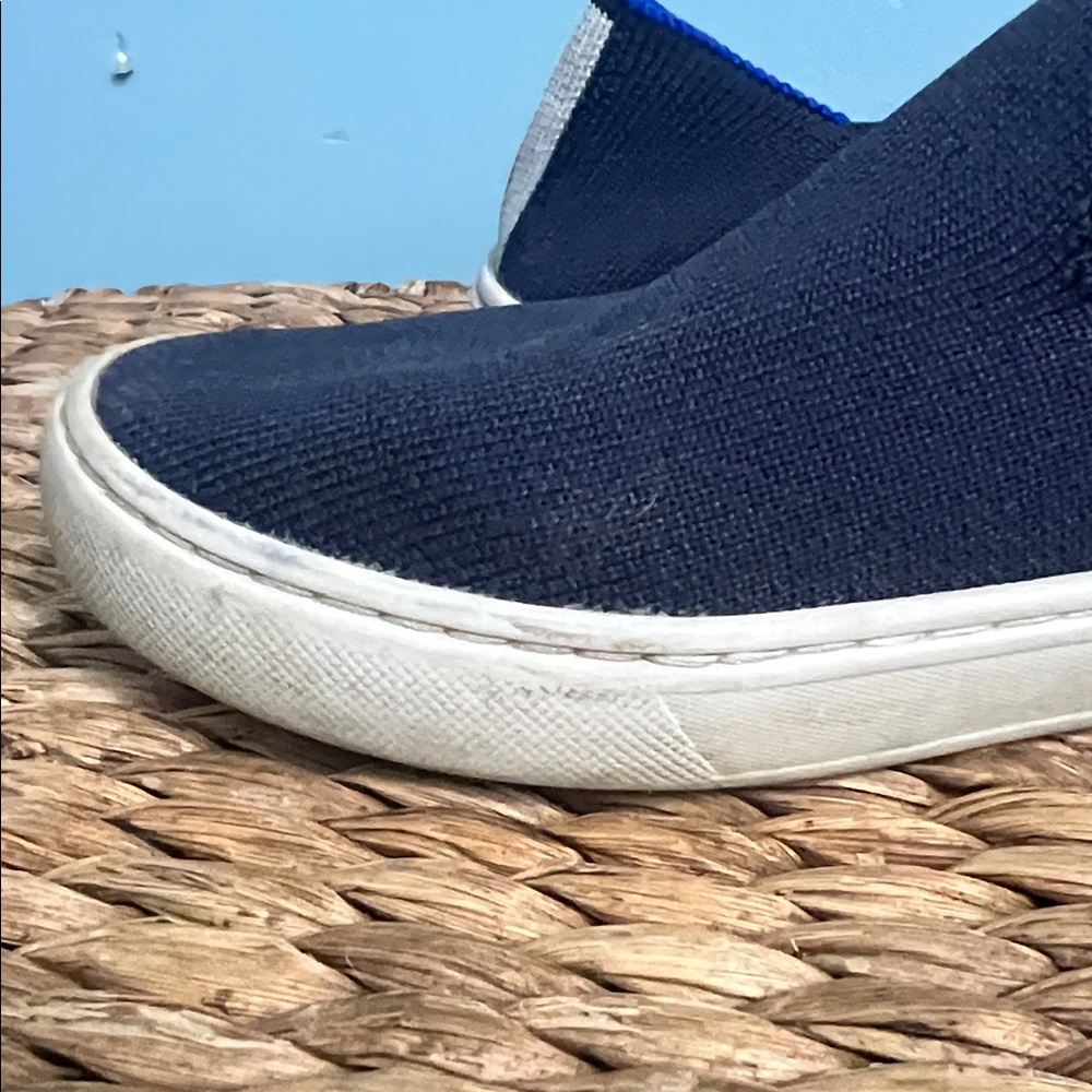 Rothy’s Kids Navy Slip-On Sneakers Rubber sole sz 3 - Picture 11 of 16